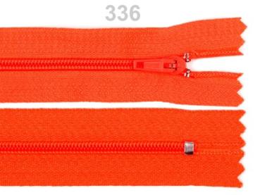 Reißverschluss Spirale Breite 3 mm Länge 20 cm pinlock Orangerot